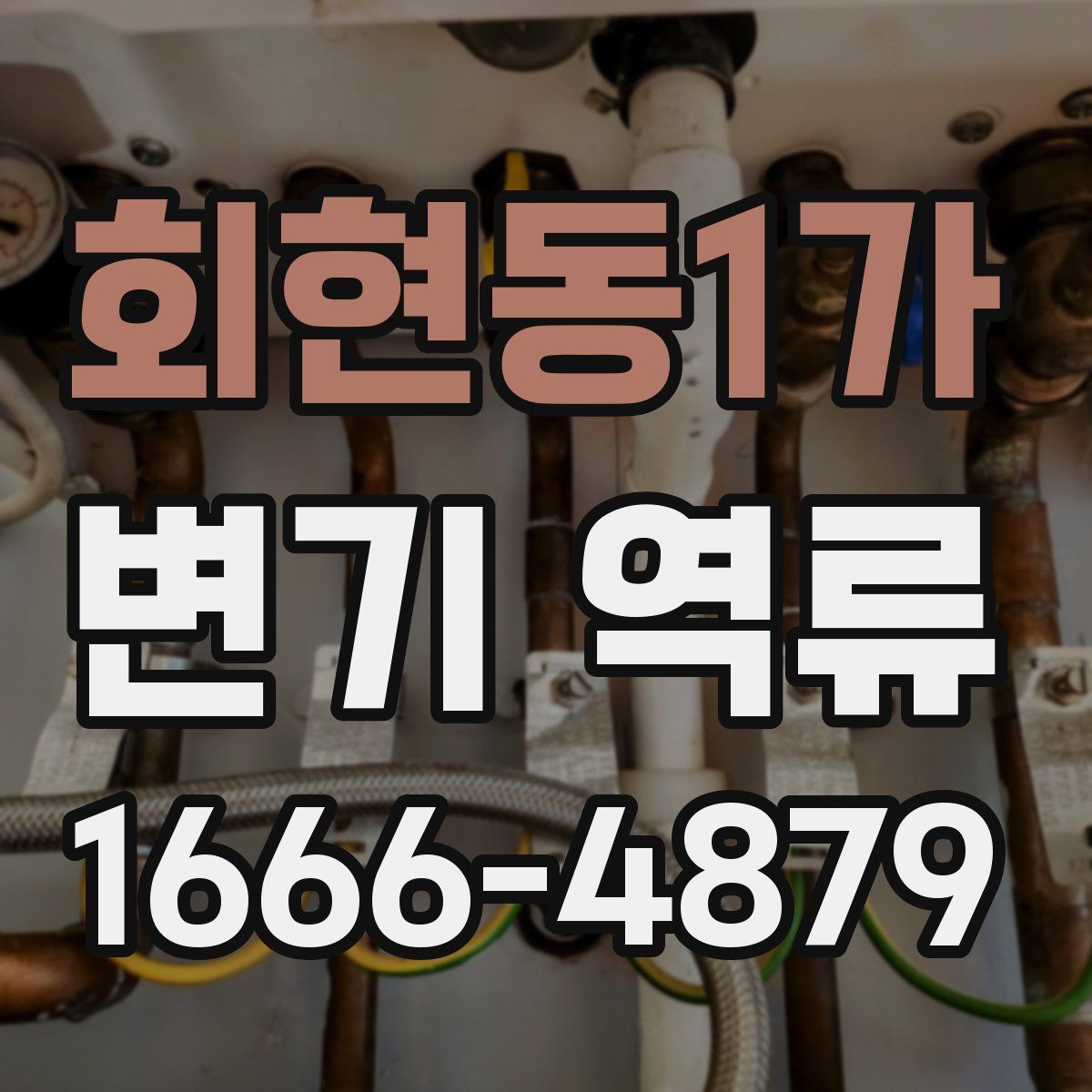 회현동1가 변기 역류