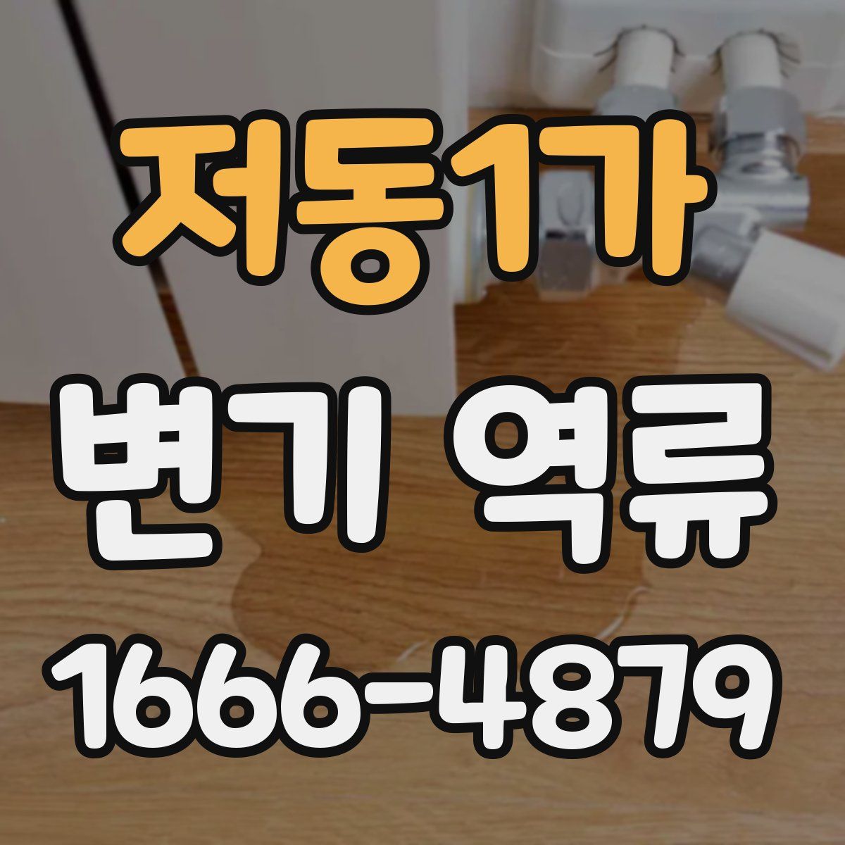저동1가 변기 역류
