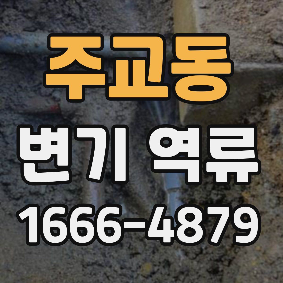 주교동 변기 역류