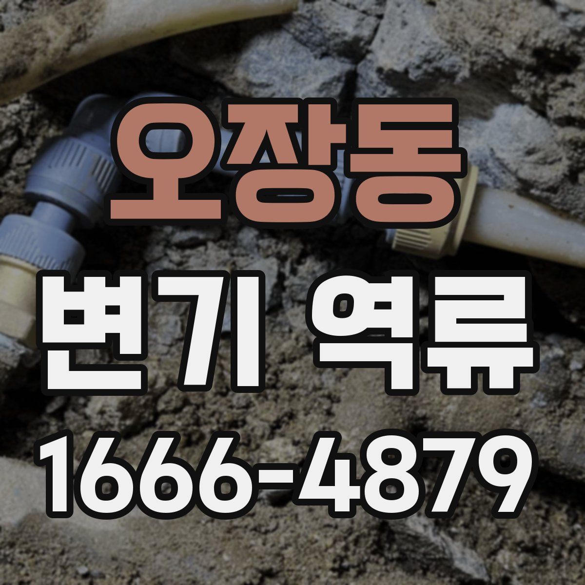 오장동 변기 역류