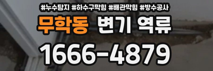 무학동 변기 역류