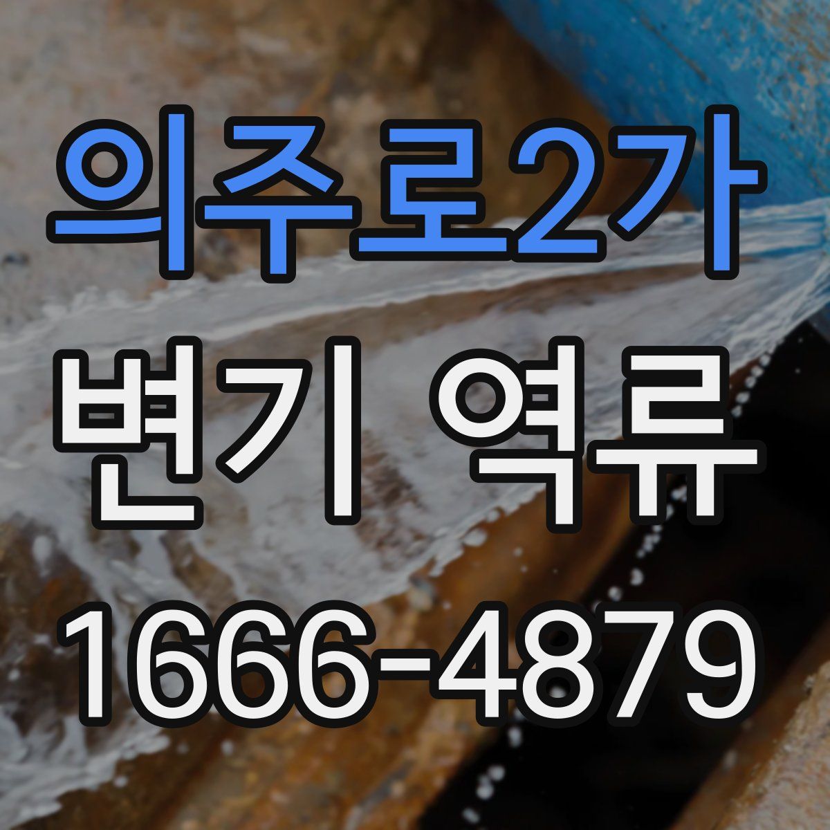 의주로2가 변기 역류