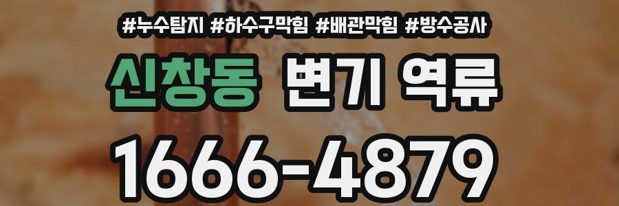 신창동 변기 역류