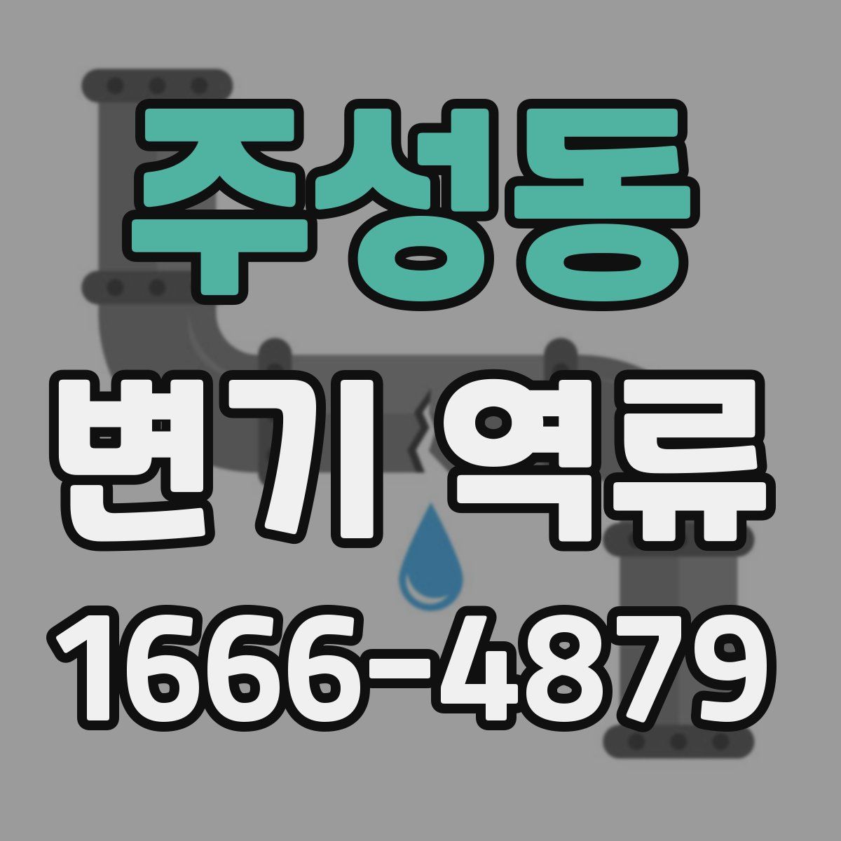 주성동 변기 역류