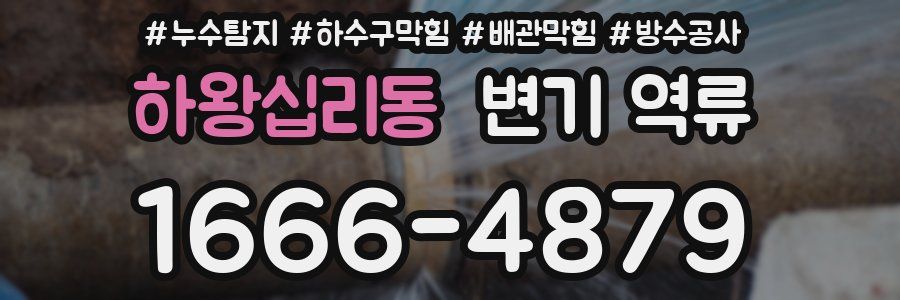 하왕십리동 변기 역류