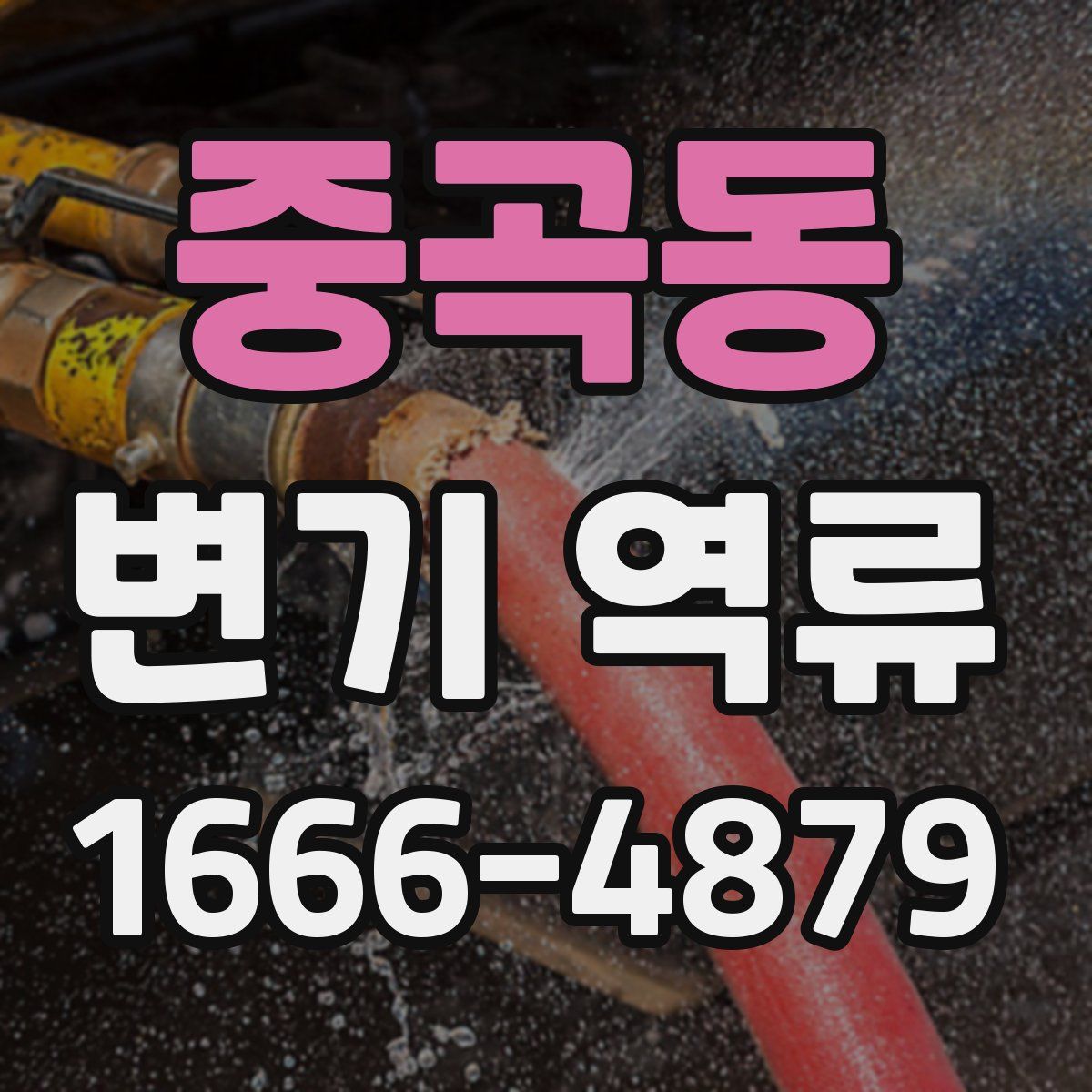 중곡동 변기 역류