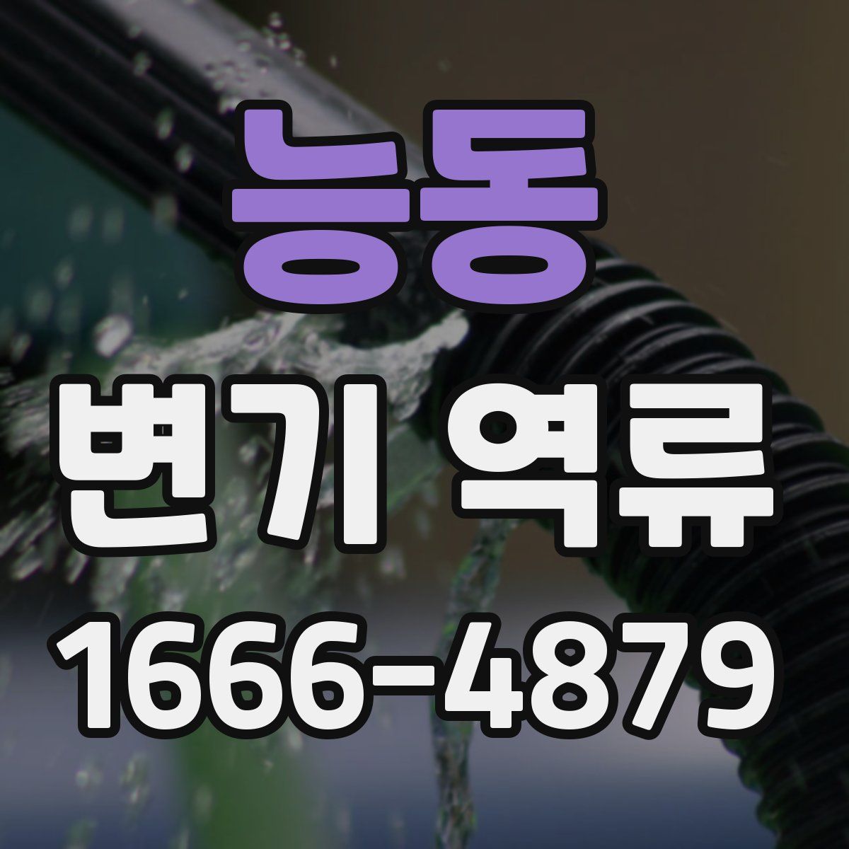능동 변기 역류