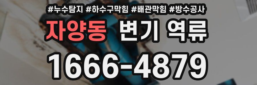 자양동 변기 역류