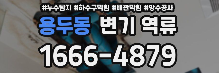 용두동 변기 역류