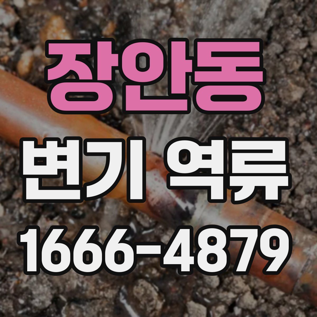장안동 변기 역류