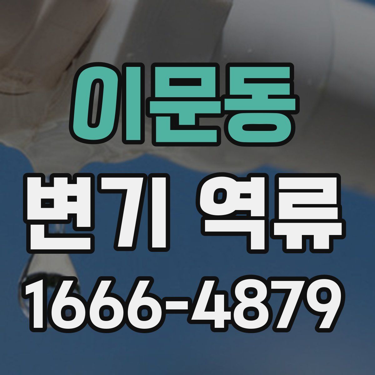 이문동 변기 역류
