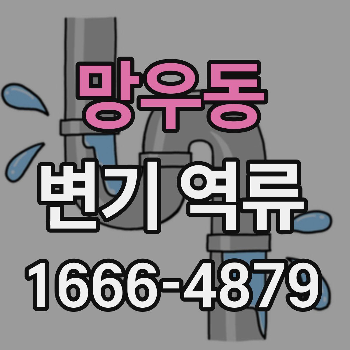 망우동 변기 역류