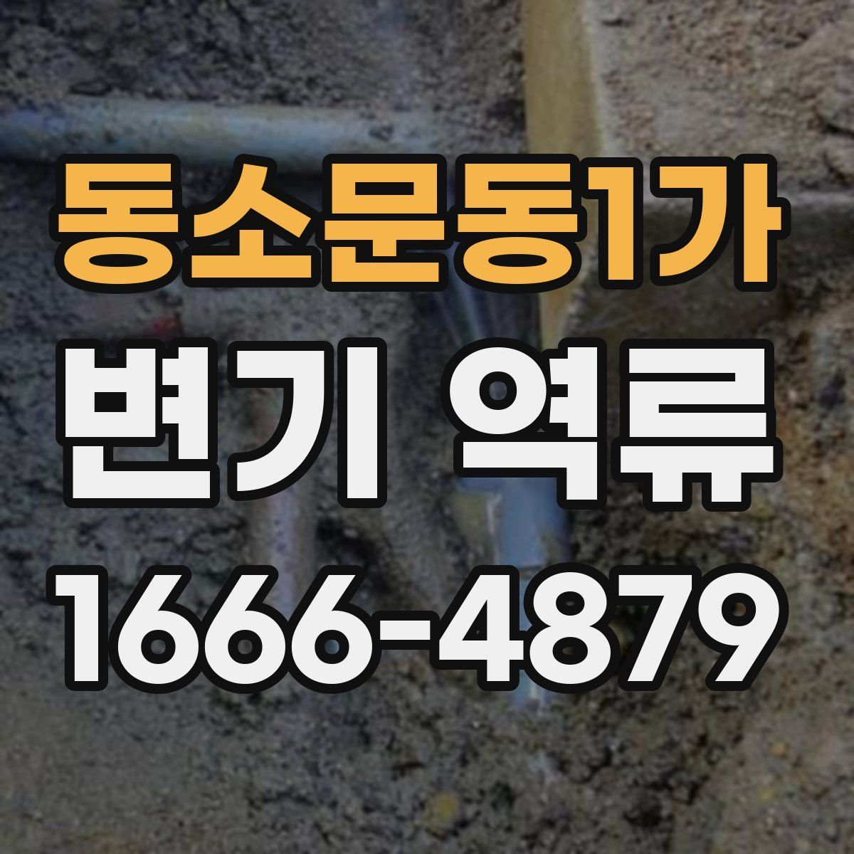 동소문동1가 변기 역류
