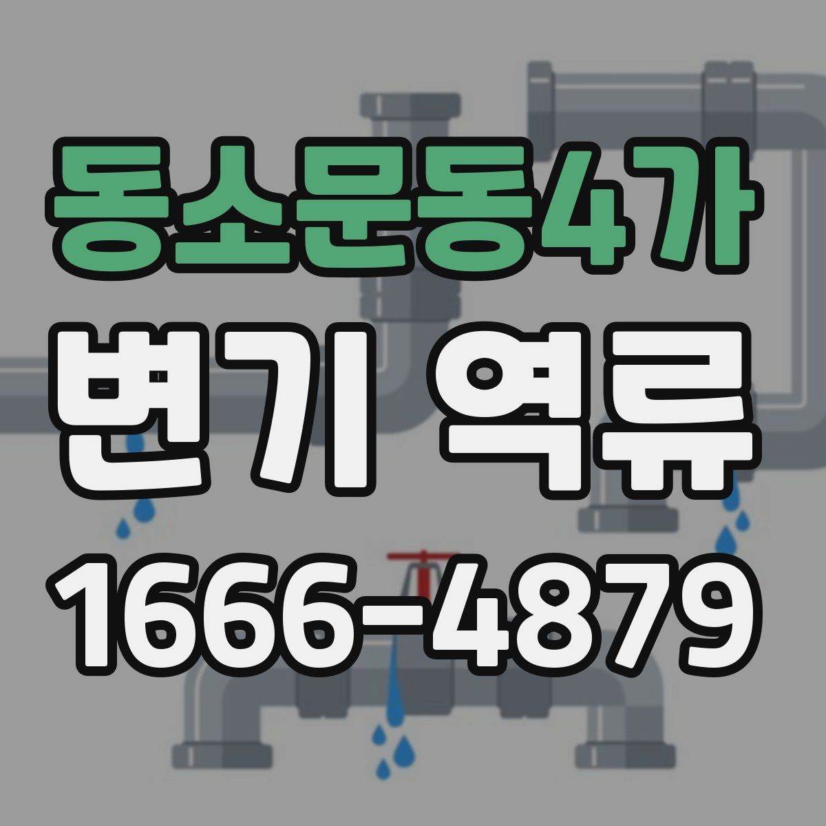 동소문동4가 변기 역류