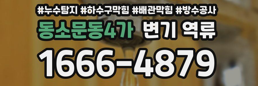 동소문동4가 변기 역류