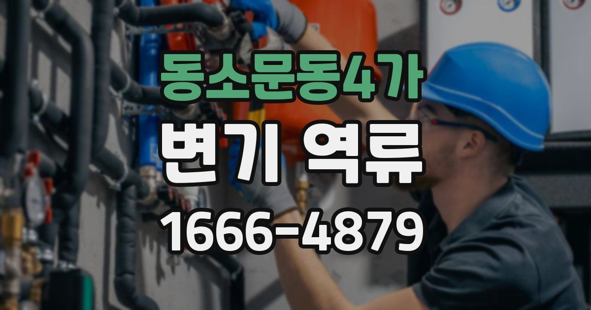동소문동4가 변기 역류