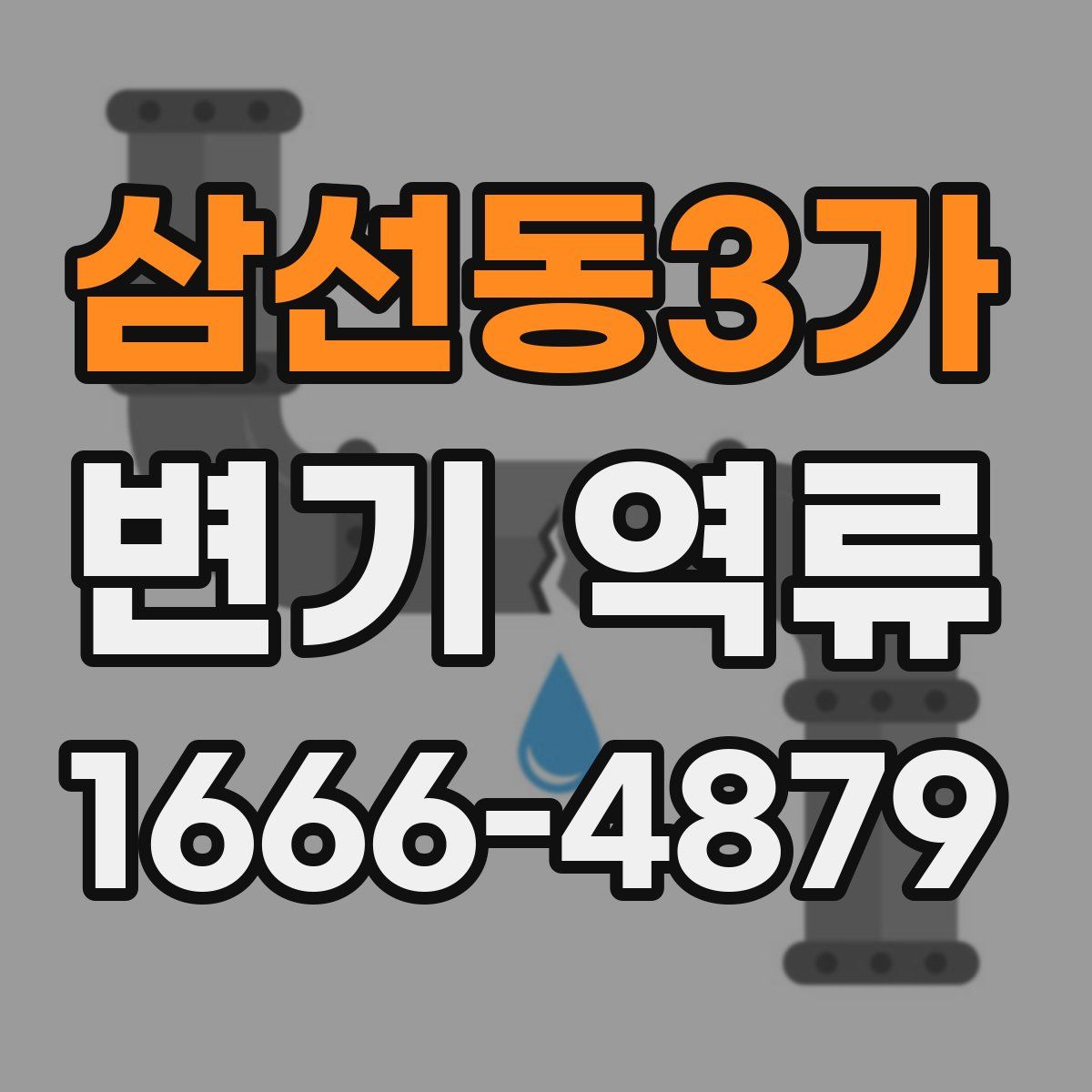 삼선동3가 변기 역류