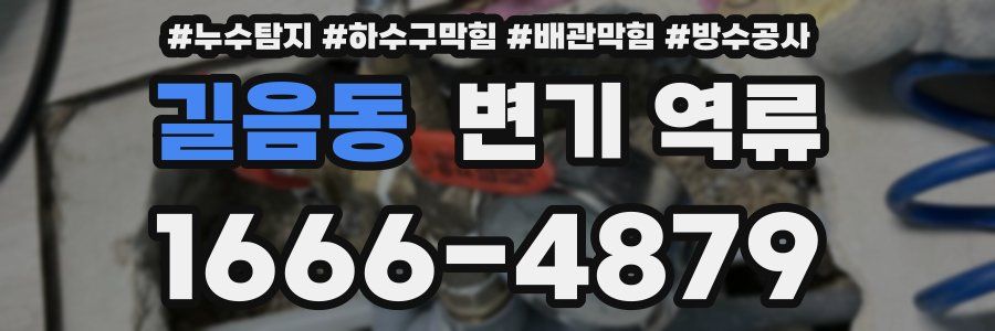 길음동 변기 역류
