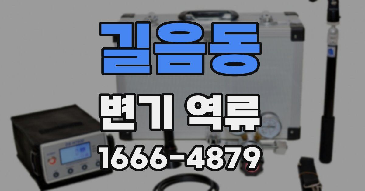길음동 변기 역류