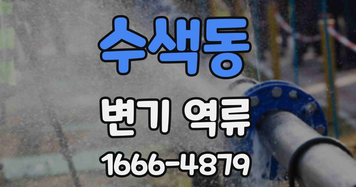 수색동 변기 역류