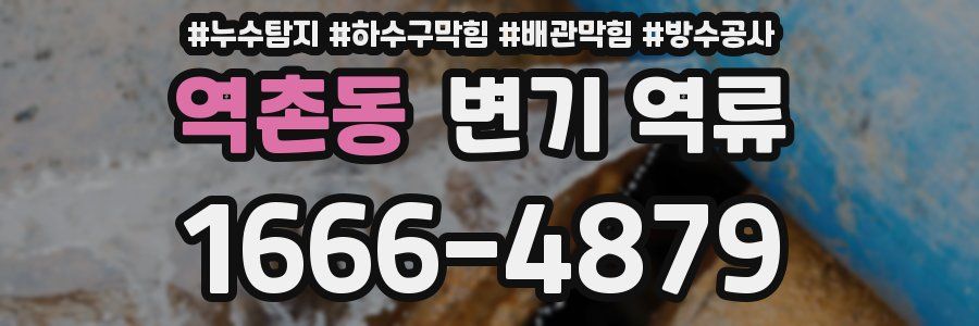 역촌동 변기 역류