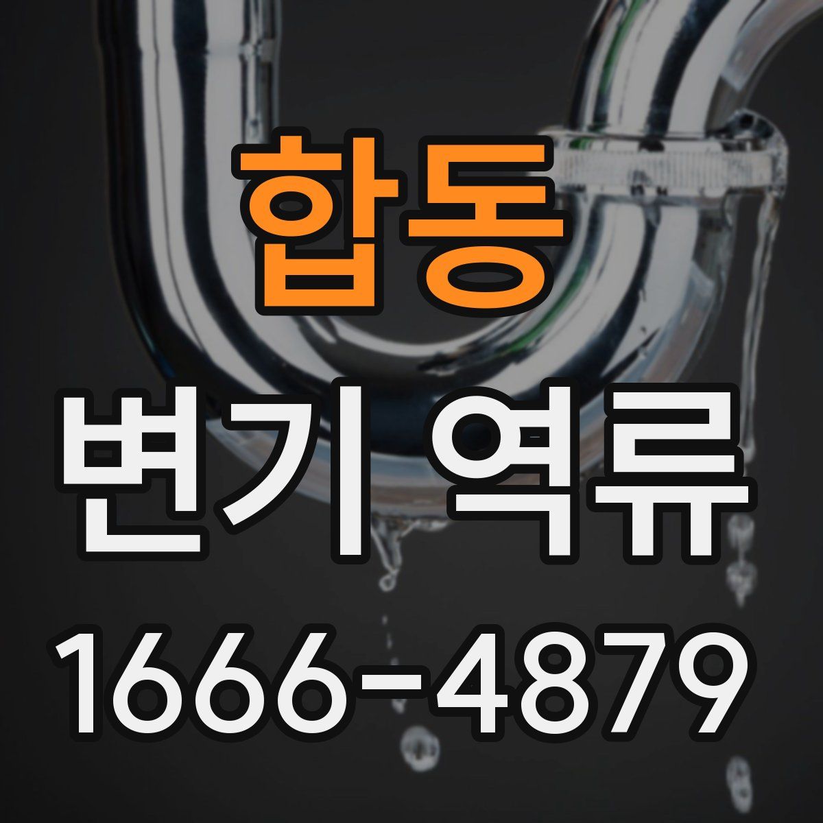 합동 변기 역류