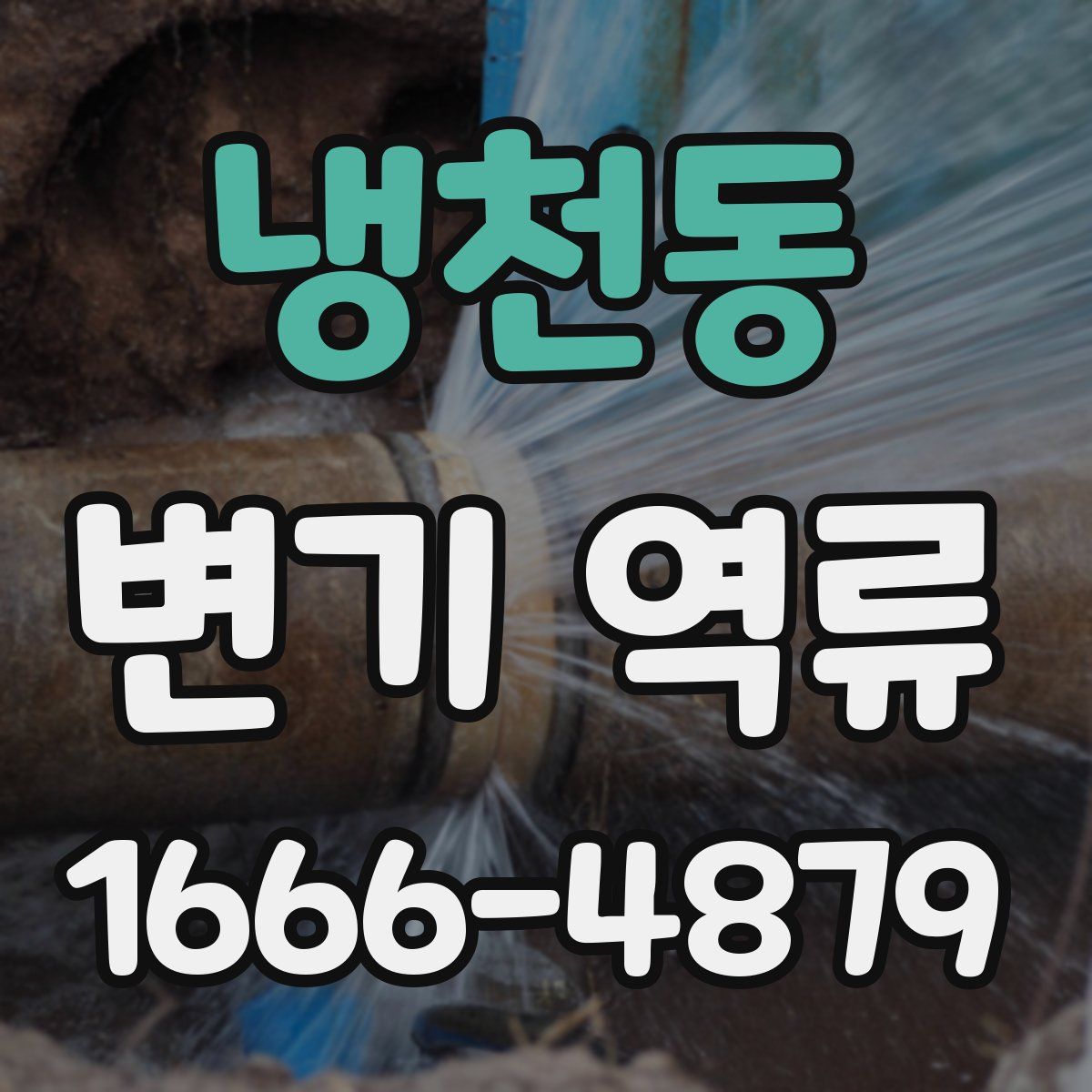 냉천동 변기 역류