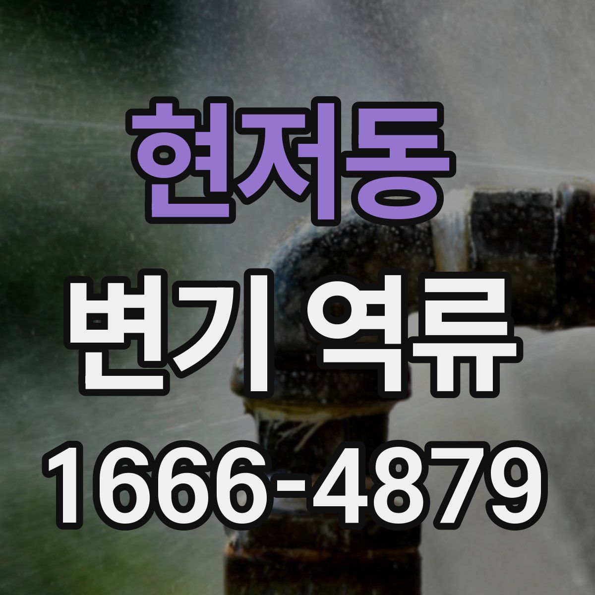 현저동 변기 역류