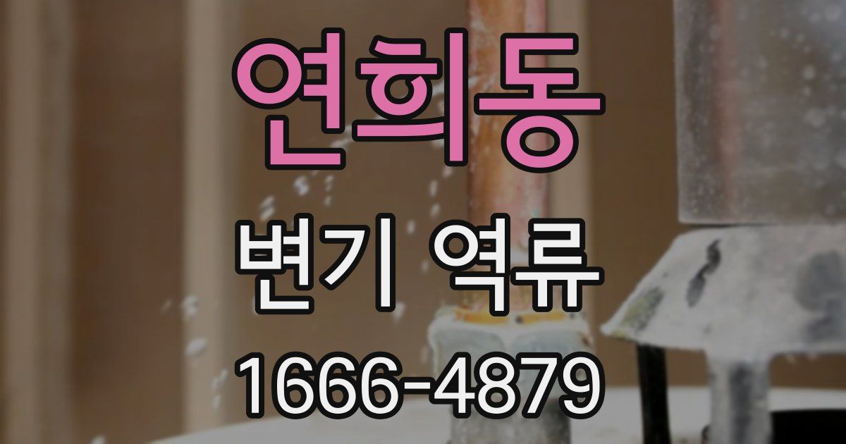 연희동 변기 역류