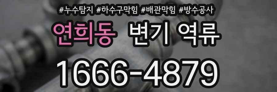연희동 변기 역류