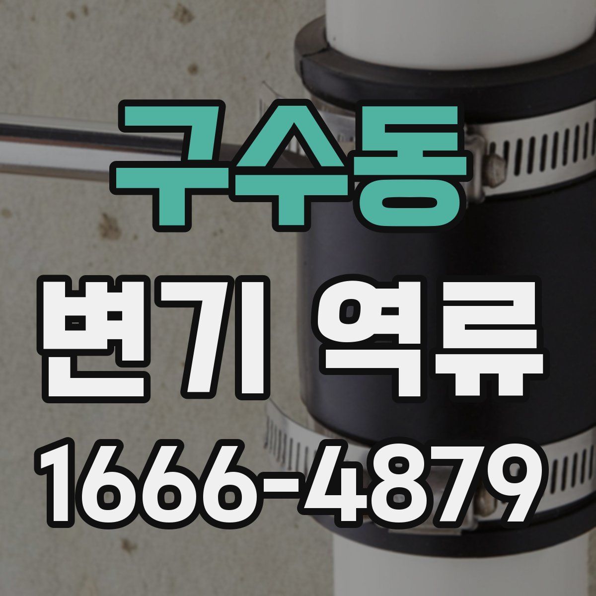 구수동 변기 역류