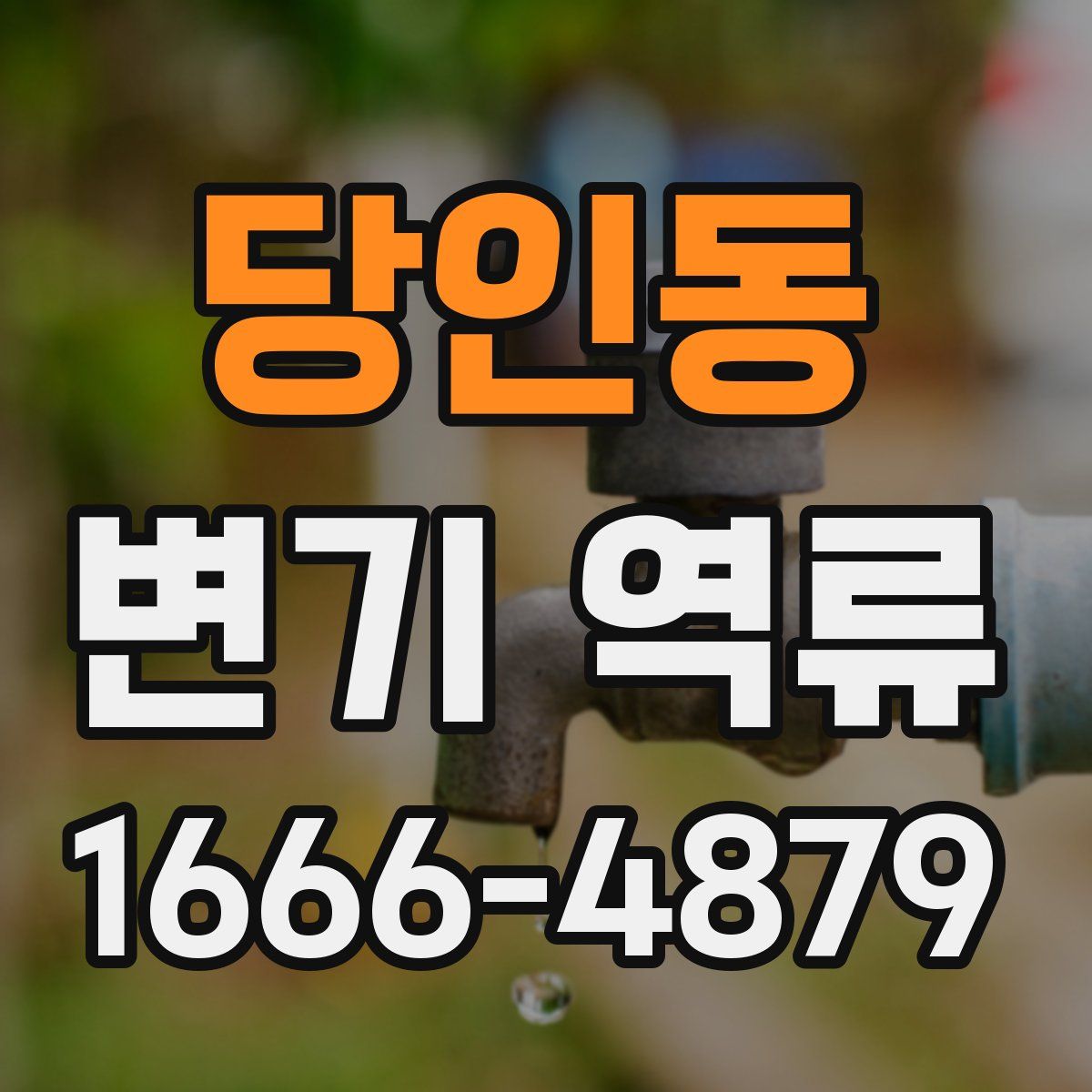 당인동 변기 역류