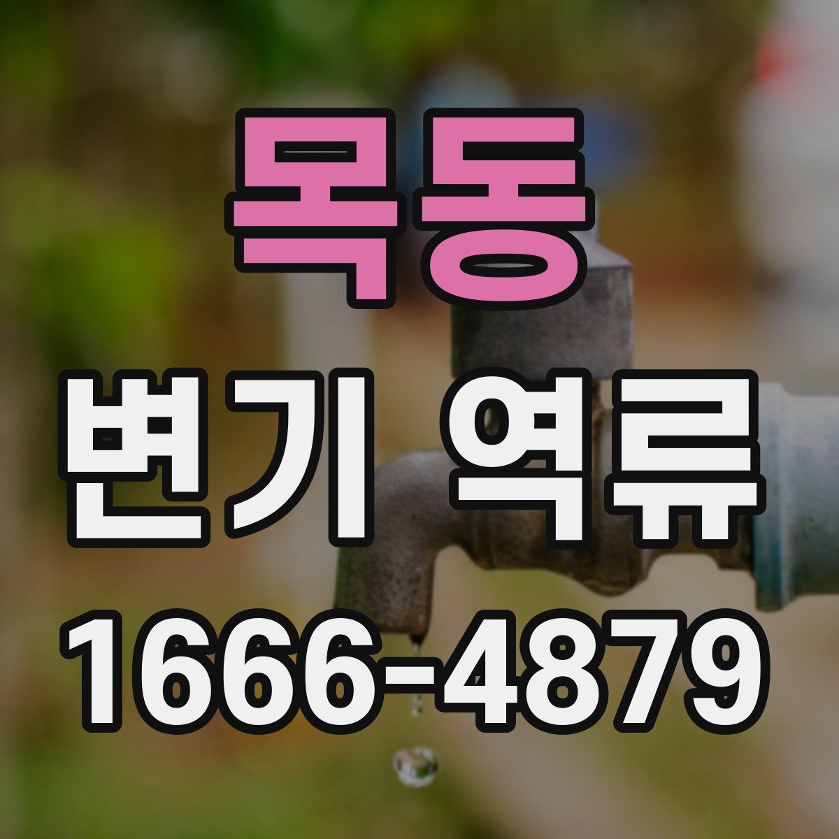 목동 변기 역류