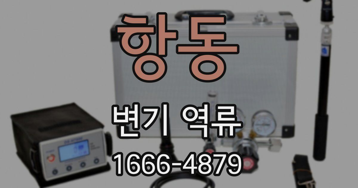 항동 변기 역류