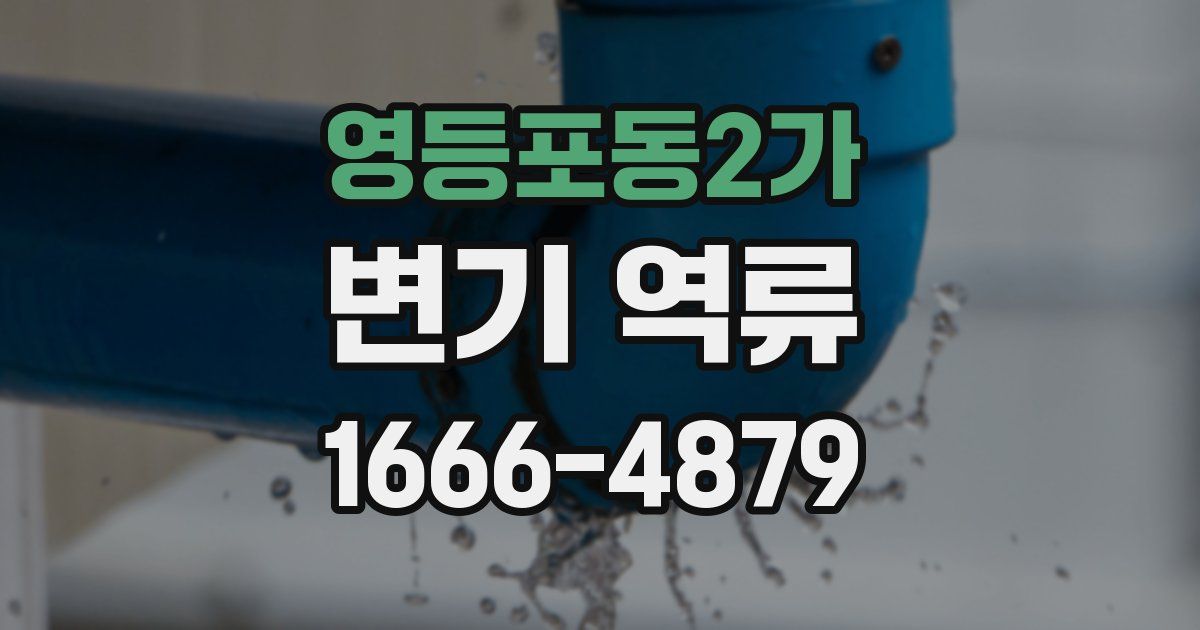 영등포동2가 변기 역류