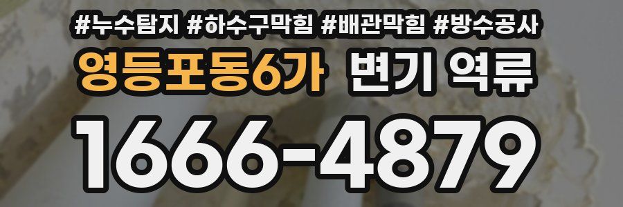 영등포동6가 변기 역류