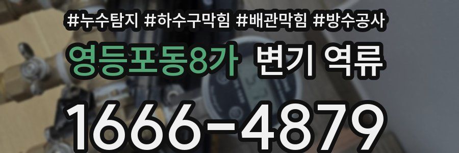 영등포동8가 변기 역류