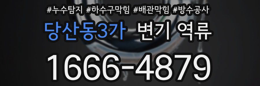 당산동3가 변기 역류