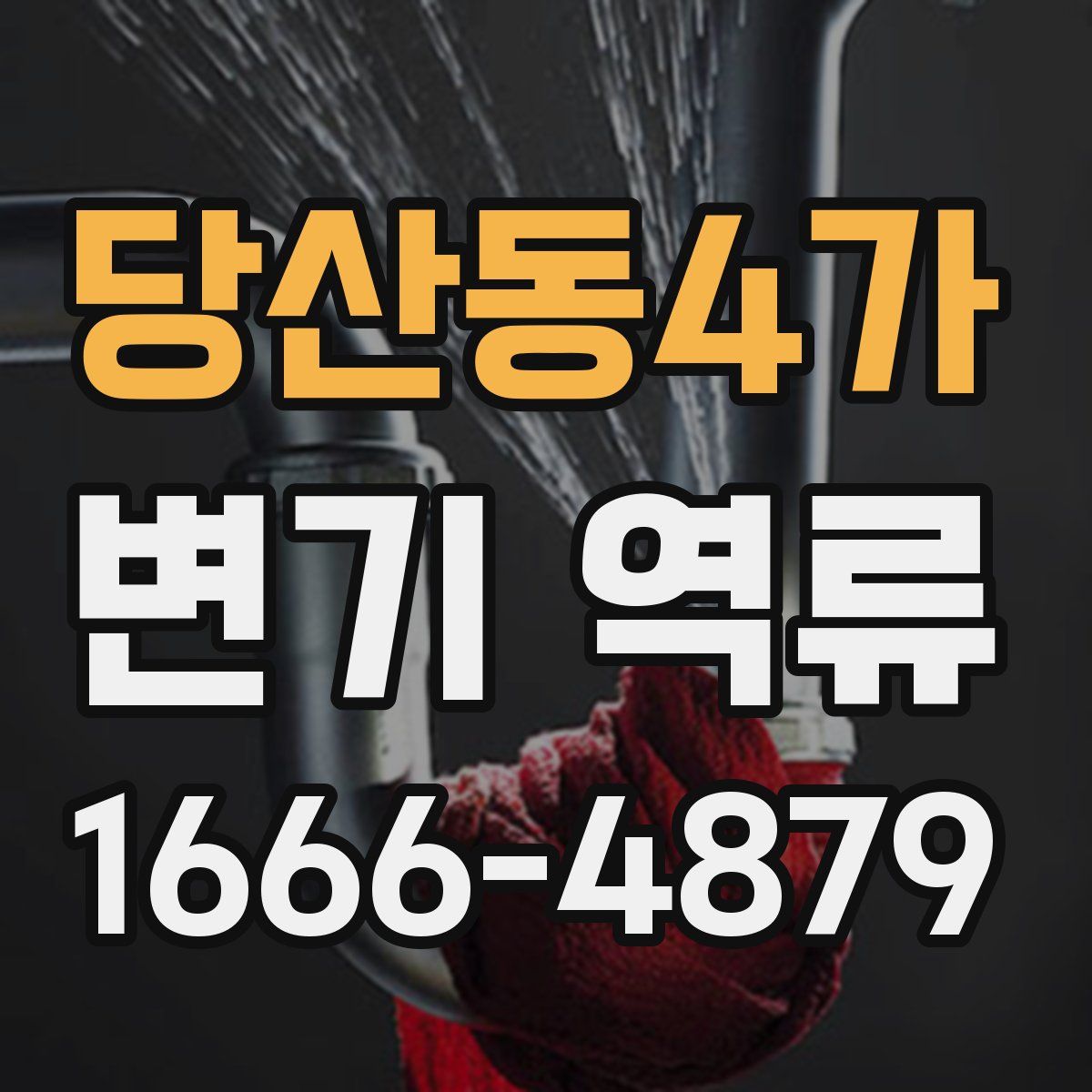 당산동4가 변기 역류