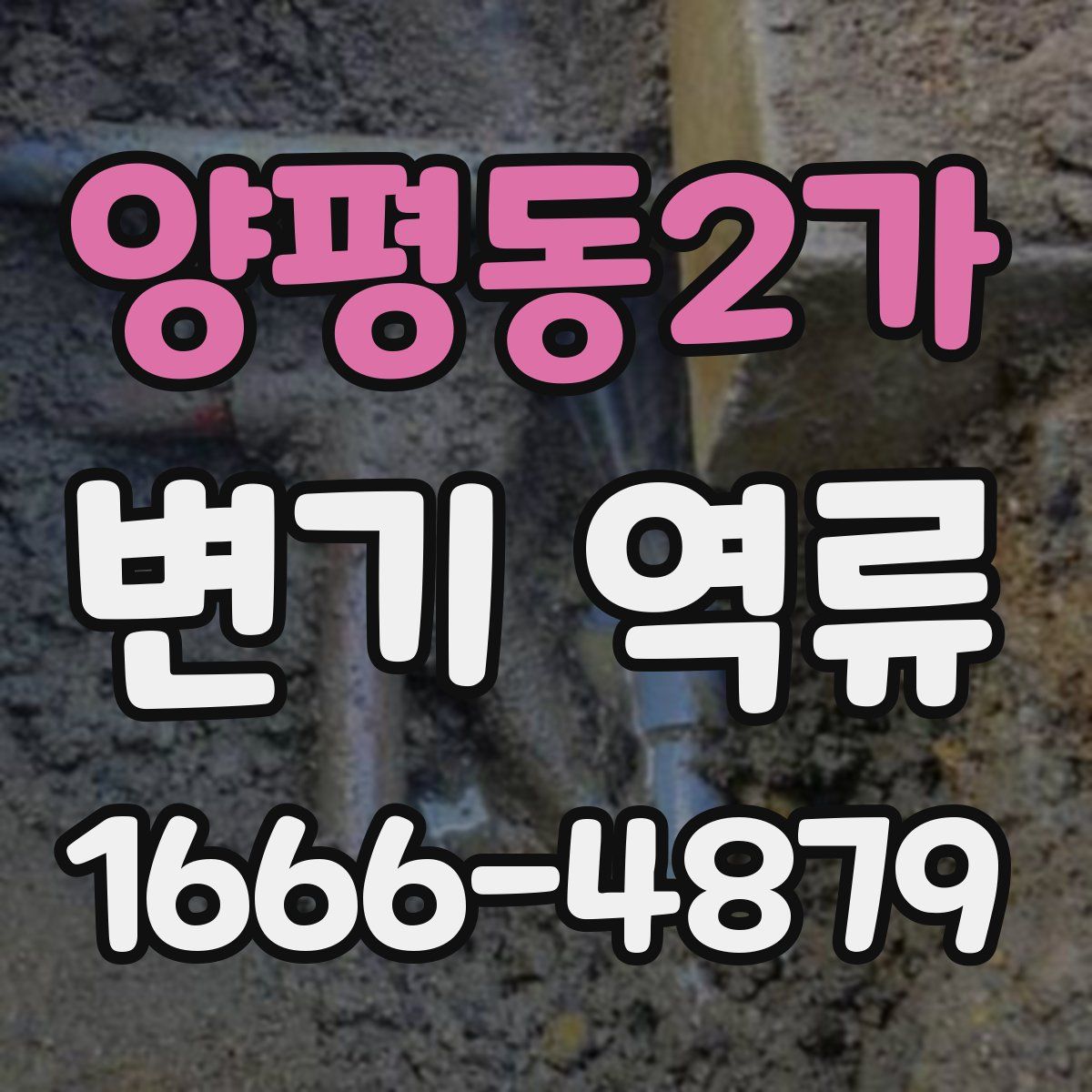 양평동2가 변기 역류