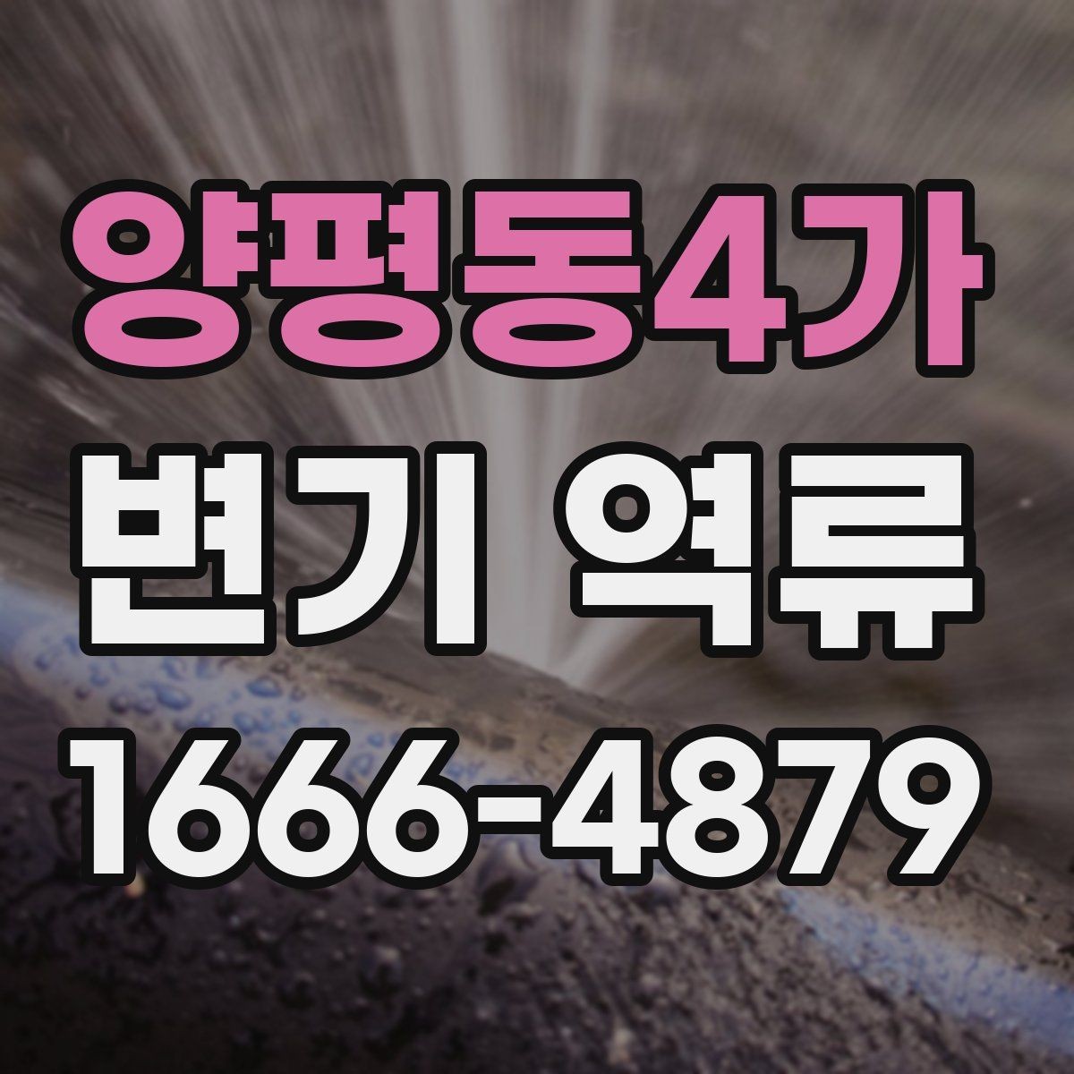 양평동4가 변기 역류 장마철에 대비하는 점검 항목