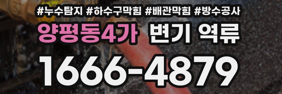 양평동4가 변기 역류