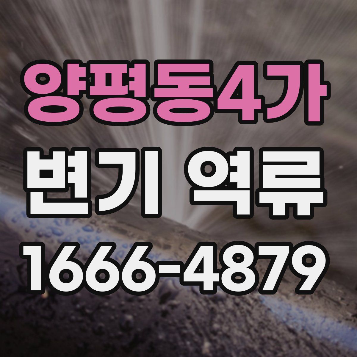 양평동4가 변기 역류