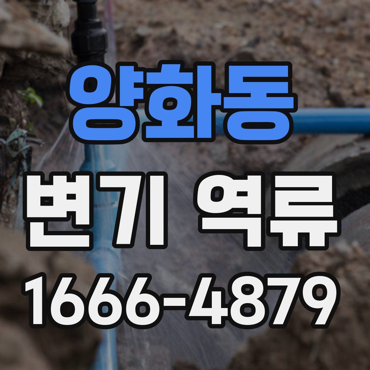양화동 변기 역류