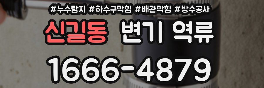 신길동 변기 역류
