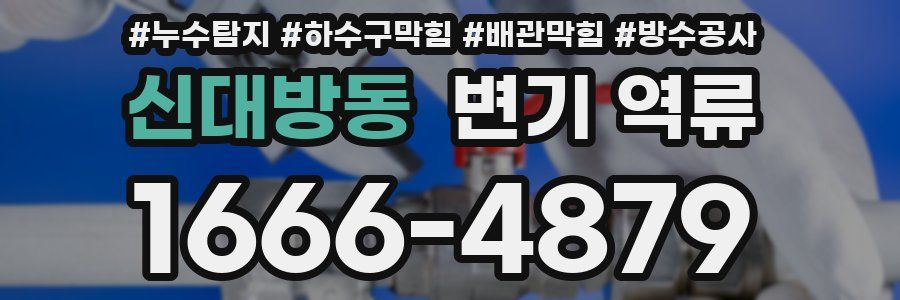 신대방동 변기 역류