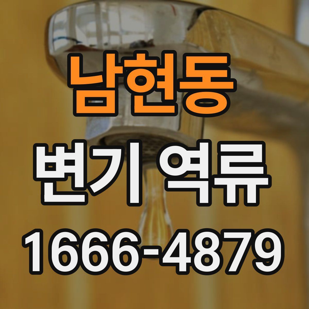 남현동 변기 역류