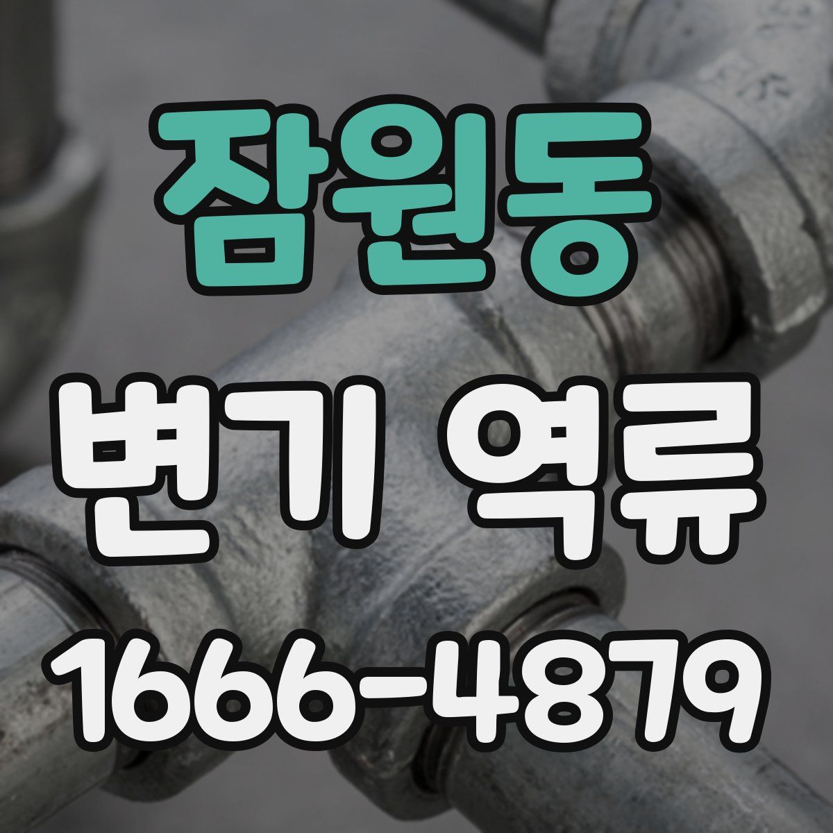 잠원동 변기 역류