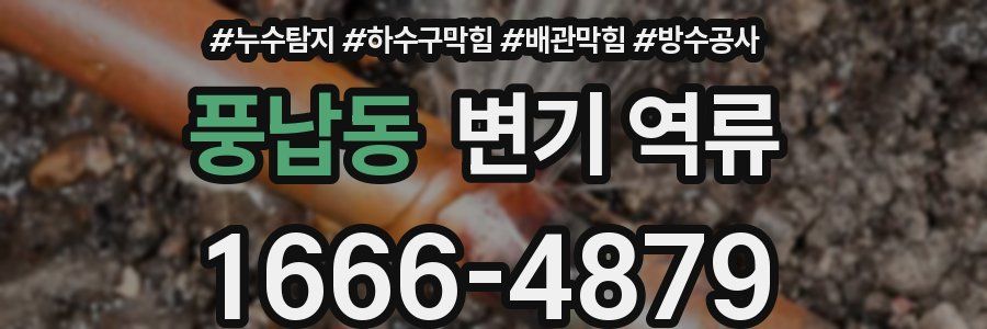 풍납동 변기 역류