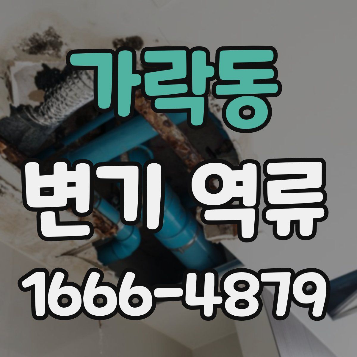 가락동 변기 역류